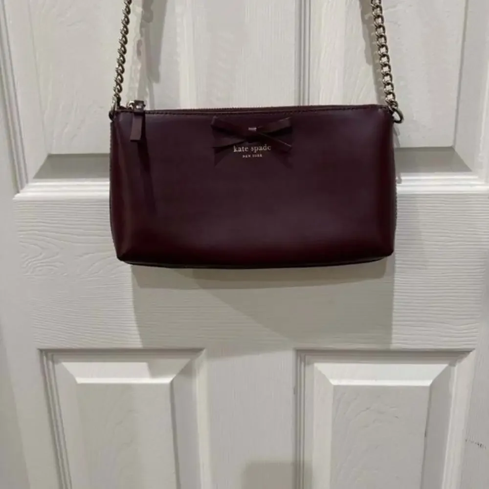 Kate Spade Sawyer Street Declan Burgandy Crossbody
